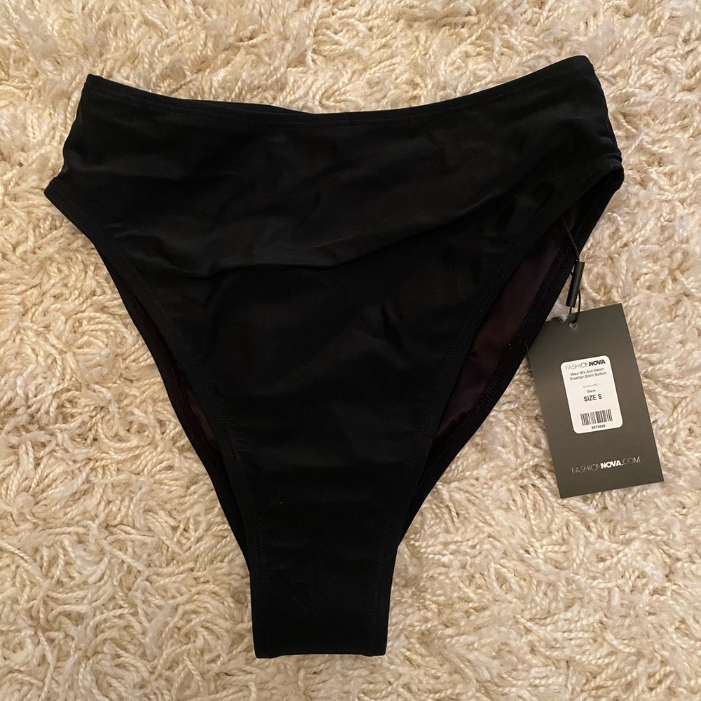 High waisted bikini bottoms